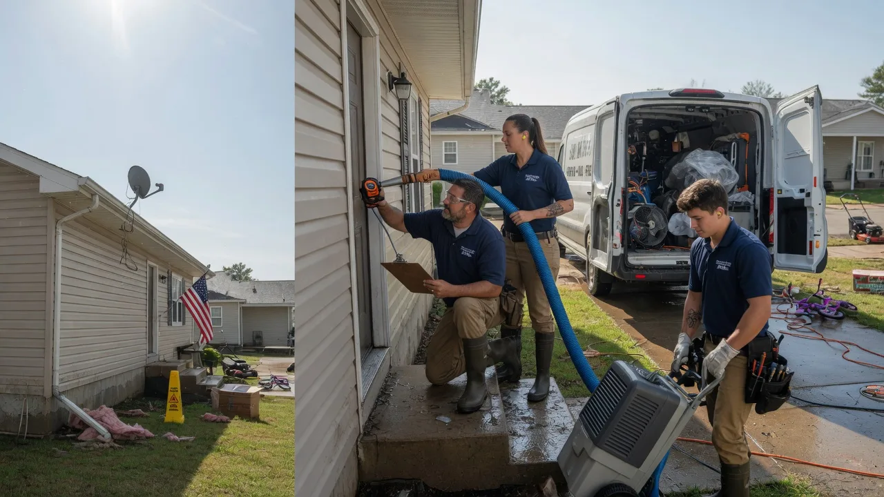 Ceiling Water Damage Restoration in Verbena, AL near me